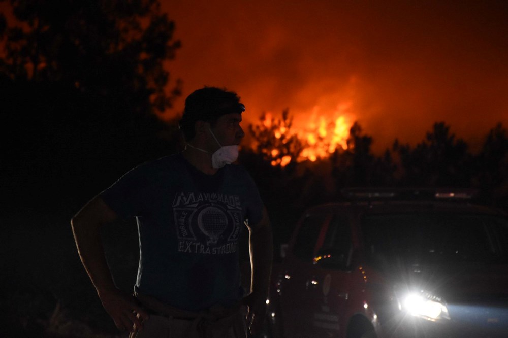 Marmaris'te orman yangını: Havadan müdahale yeniden başladı - 9