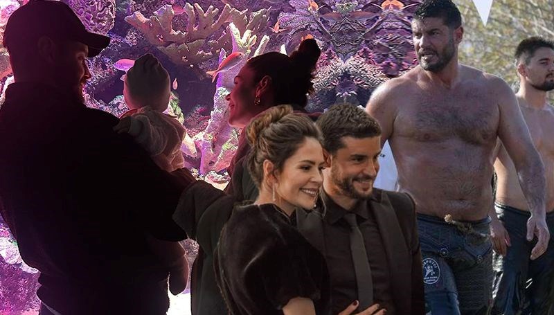 Yeni projesi için Antalya'ya gitmişti: Berk Oktay'dan mutlu aile pozu