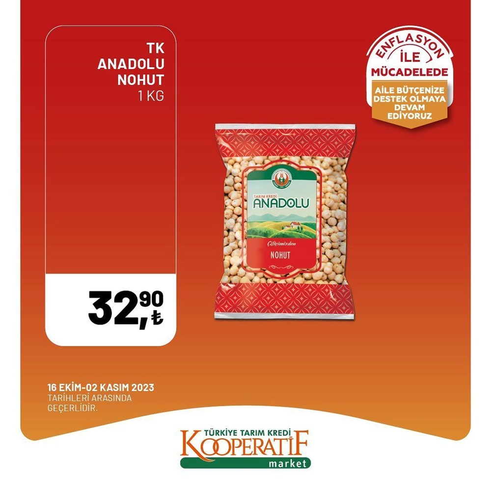 İNDİRİM BUGÜN BAŞLADI! Tarım Kredi Kooperatifi Market İndirim Kataloğu | Siirt Olay Haber Tarım Kredi Kooperatif Market ekim ayına özel yeni indirimli ürünler listesi: Yüzde 50 indirim bugün başlıyor (16 Ekim-2 Kasım 2023 Tarım Kredi Market indirimleri) - 51