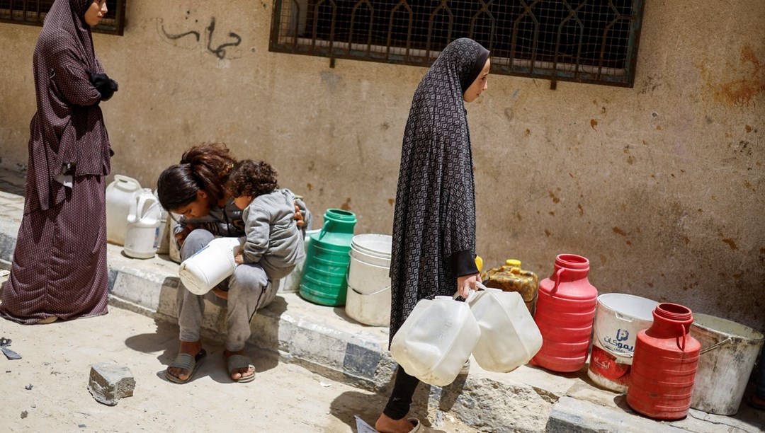 Gazze'de Filistinliler su ihtiyaçlarının yalnızca yüzde 3'ünü karşılayabiliyor