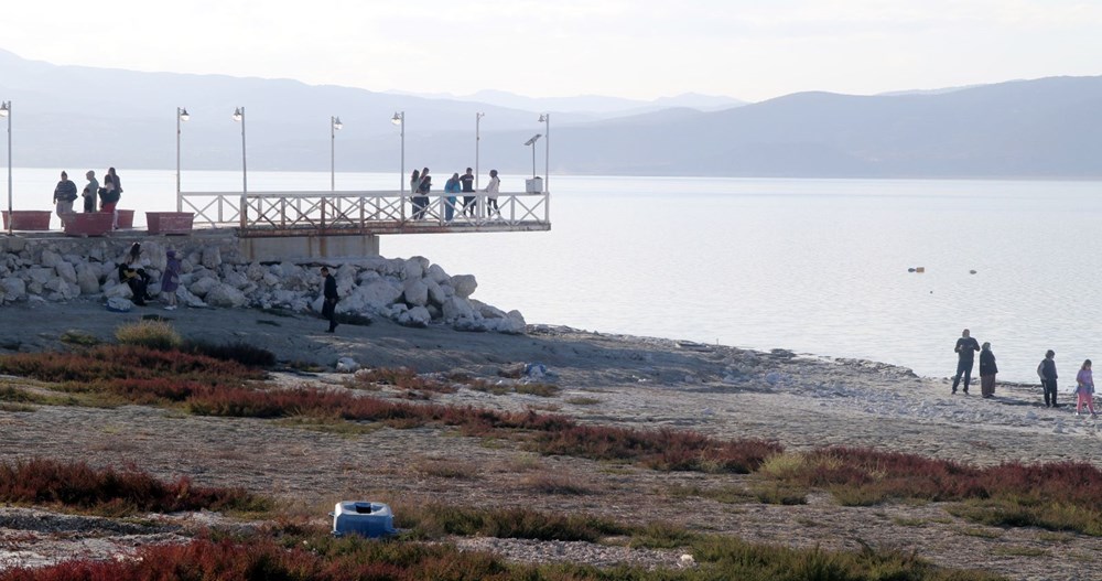 Burdur Gölü'nde korkutan görüntü - 1