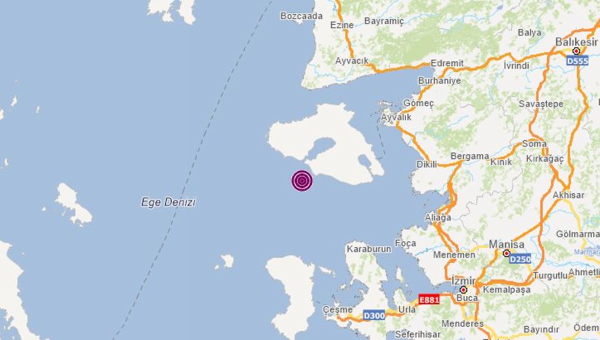 SON DAKİKA: Karaburun açıklarında 4,8 büyüklüğünde deprem