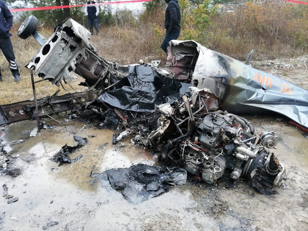 Bursa'da eğitim uçağı düştü: Hakan Köksal ve Burcu Sağlam hayatını kaybetti - 1