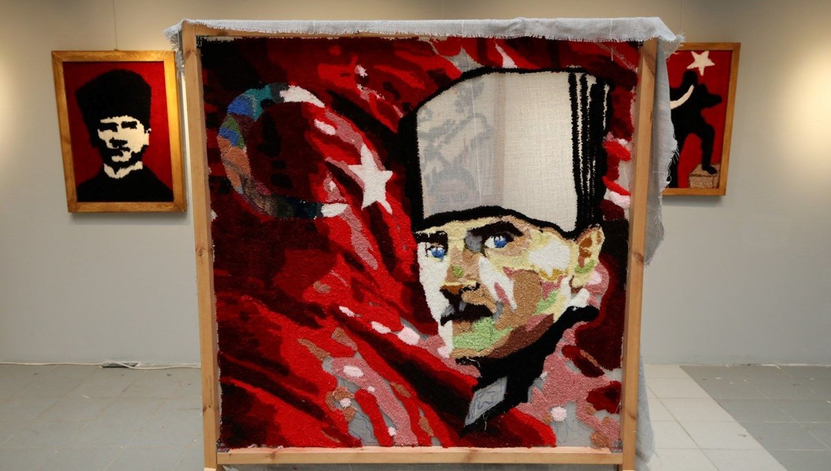 Antalya'da Sanatın Işığında Cumhuriyet'in 101. Yılı Sergisi açıldı