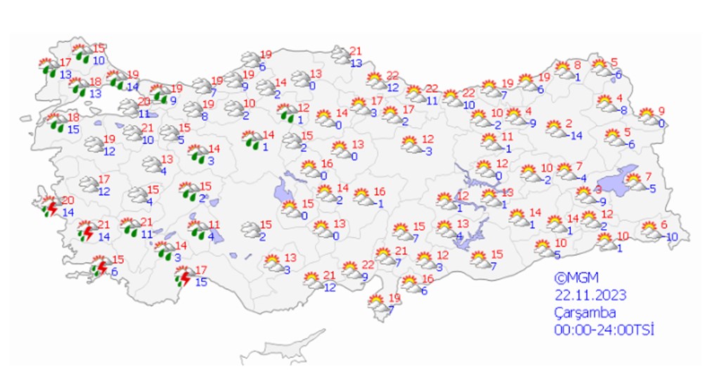 Meteoroloji'den 50 il için uyarı: Kuvvetli yağış ve fırtına devam ediyor (Bugün hava nasıl olacak?) - 20