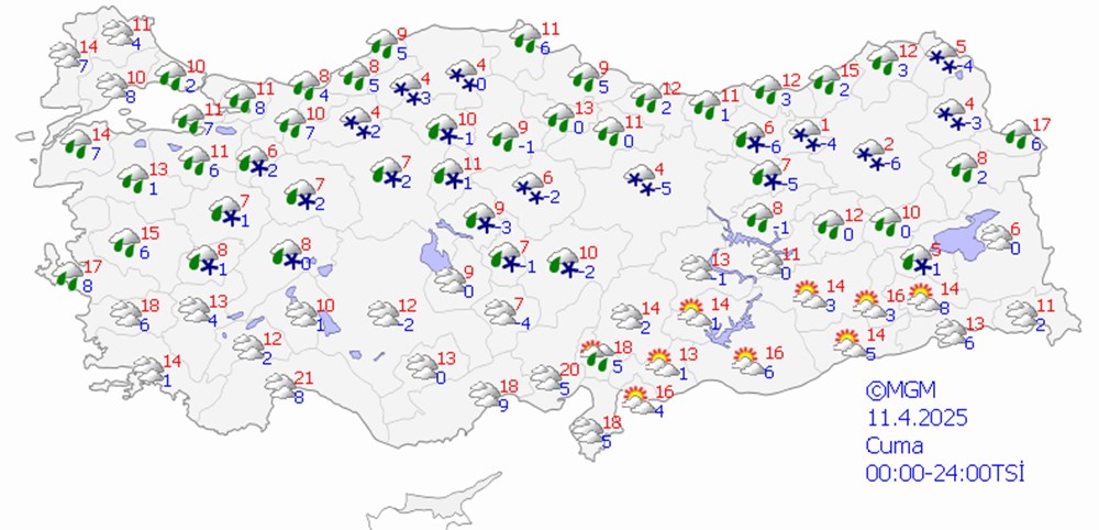 Bahar beklerken kar geliyor: AKOM ve Valilikten İstanbul'a uyarı - 14