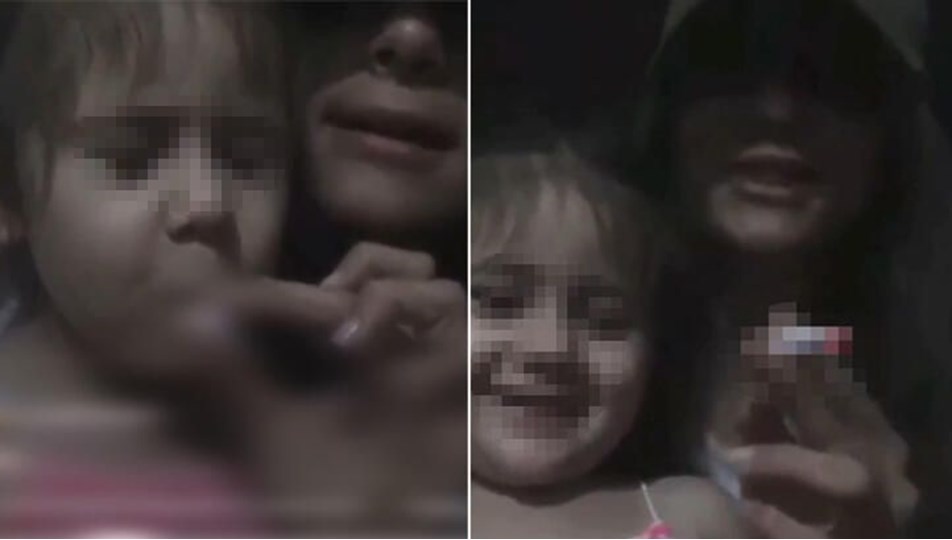 3 yaşındaki kuzenine canlı yayında sigara içiren kişi yakalandı