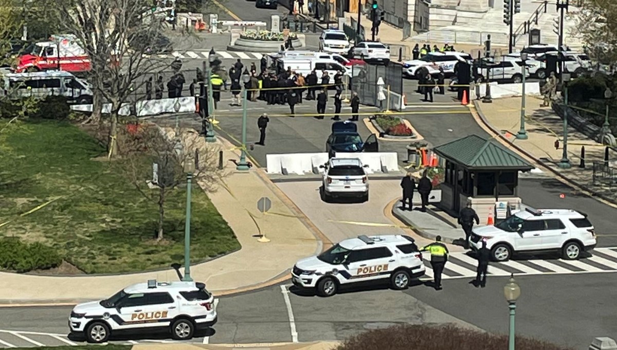 ABD Kongresi önünde polise saldırı