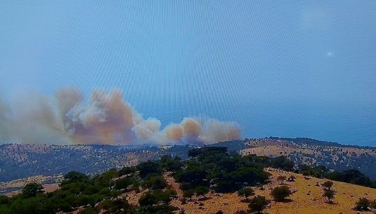 Bolu'da yangın büyüdü, alevler ormana sıçradı