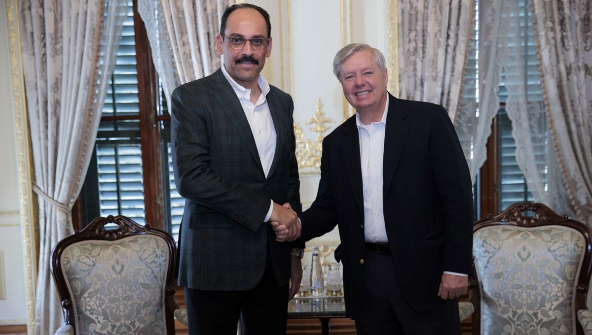 Cumhurbaşkanlığı Sözcüsü Kalın, ABD'li Senatör Graham ile görüştü