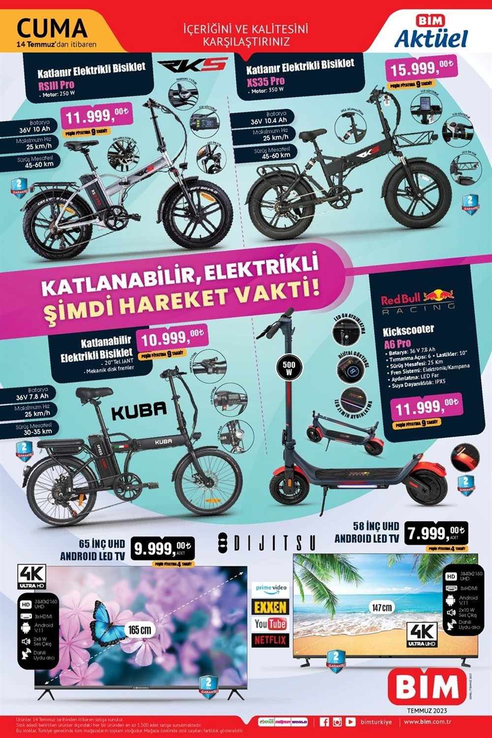 BİM markette bu haftanın yeni indirimli ürünler listesi (14-18 Temmuz BİM güncel aktüel ürünler kataloğu) - 1