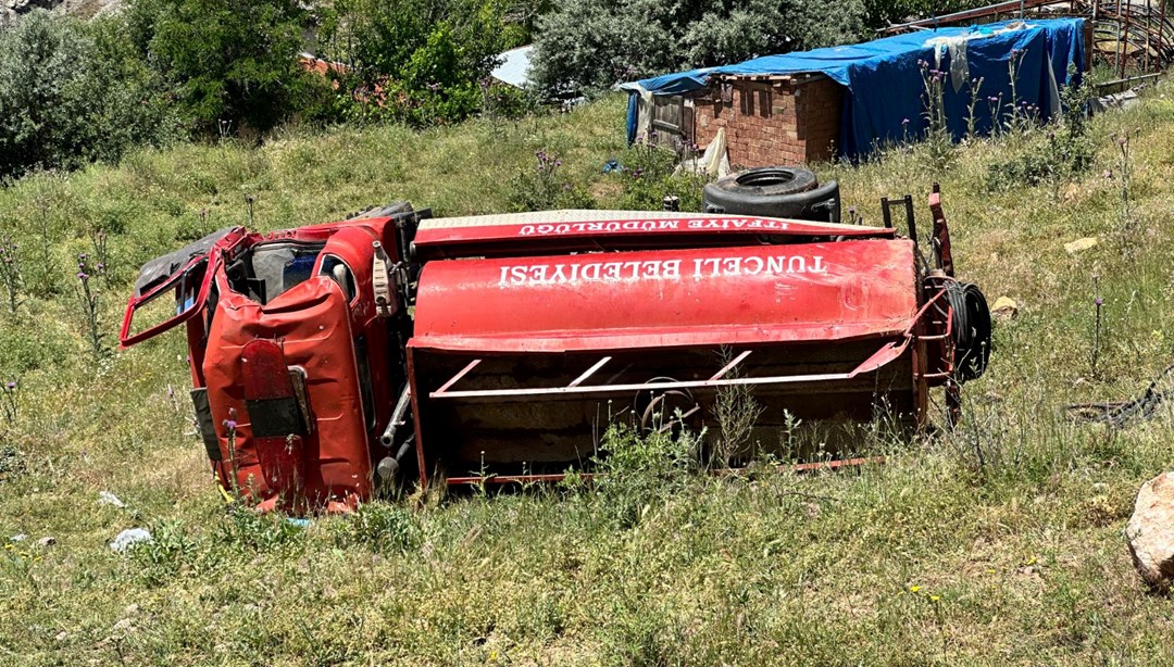 İtfaiye aracı şarampole yuvarlandı: Yaralılar var