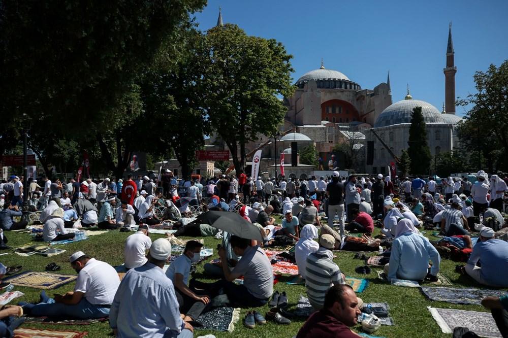 Ayasofya-i Kebir Camii Şerifi ibadete açıldı (Ayasofya'da 86 yıl sonra ilk namaz) - 22