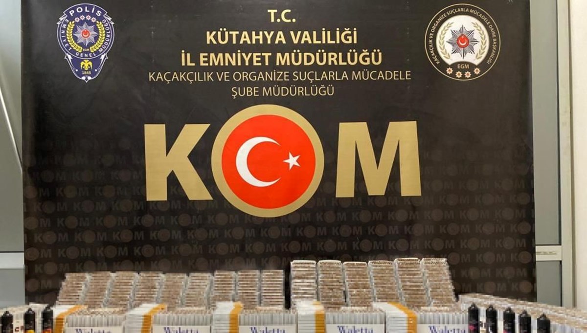 Kütahya’da kaçak tütün operasyonu: 13 gözaltı