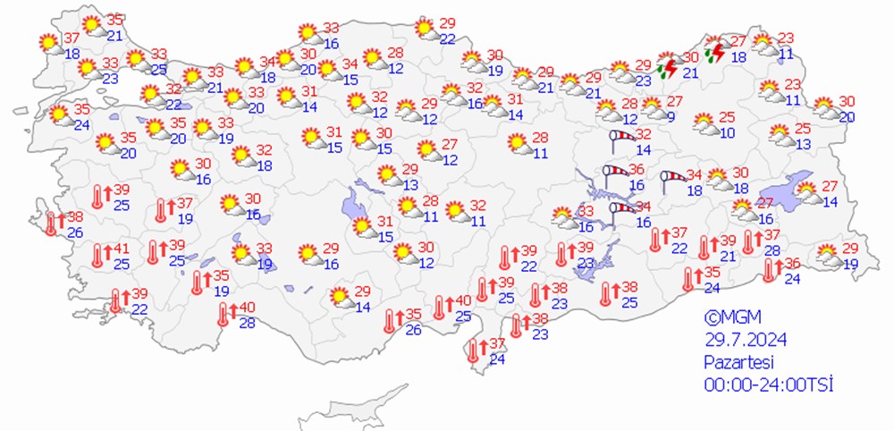 Meteoroloji'den 14 il için sarı ve turuncu kodlu uyarı: Sel ve su baskınlarına dikkat - 19