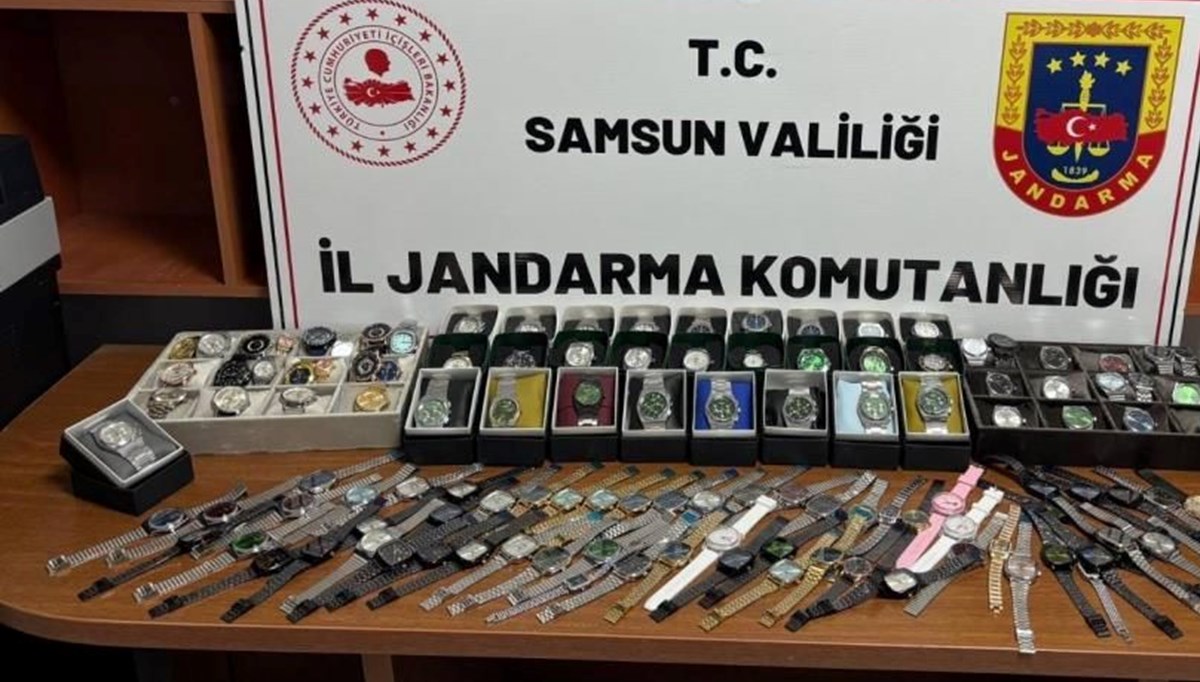 Samsun'da kaçak saat operasyonu Samsun'da kaçak saat operasyonu