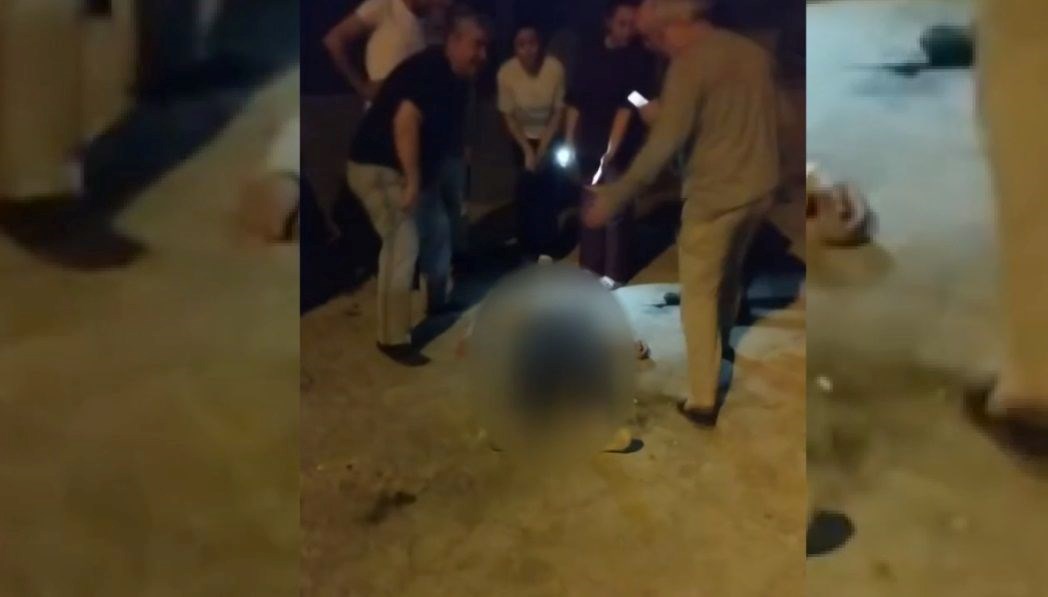 Bıçağı görünce balkondan atladı