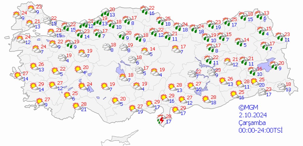 Sıcaklıklar 5-10 derece düştü: 20 il için sarı ve turuncu kodlu uyarı - 12