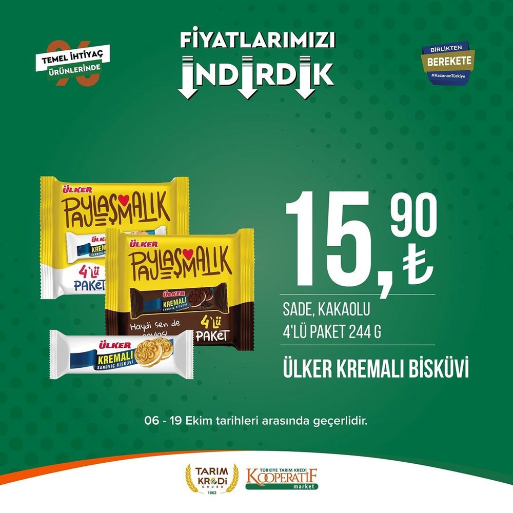 İNDİRİM BUGÜN BAŞLADI! Tarım Kredi Kooperatifi Market İndirim Kataloğu | Siirt Olay Haber Tarım Kredi Kooperatif Market ekim ayına özel yeni indirimli ürünler listesi: Yüzde 50 indirim bugün başlıyor (16 Ekim-2 Kasım 2023 Tarım Kredi Market indirimleri) - 64