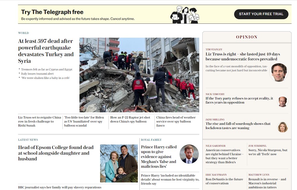 Türkiye'deki 7,7 büyüklüğündeki deprem dünya basınının manşetlerinde - 11
