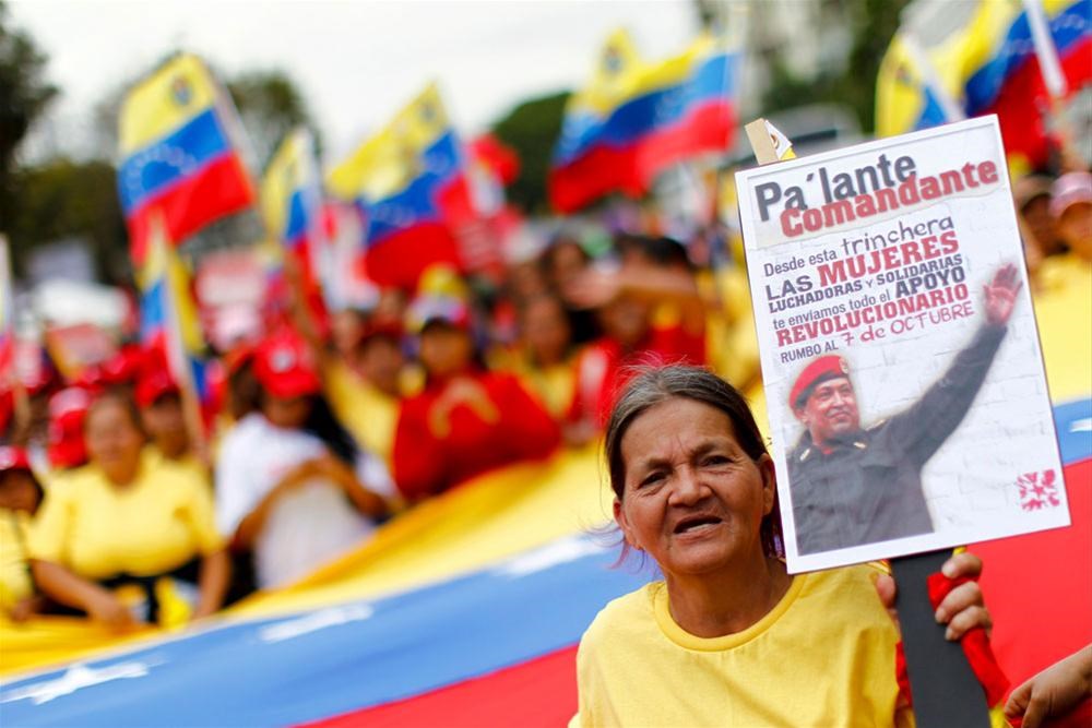 Venezuela Chavez için meydanlara indi - 1
