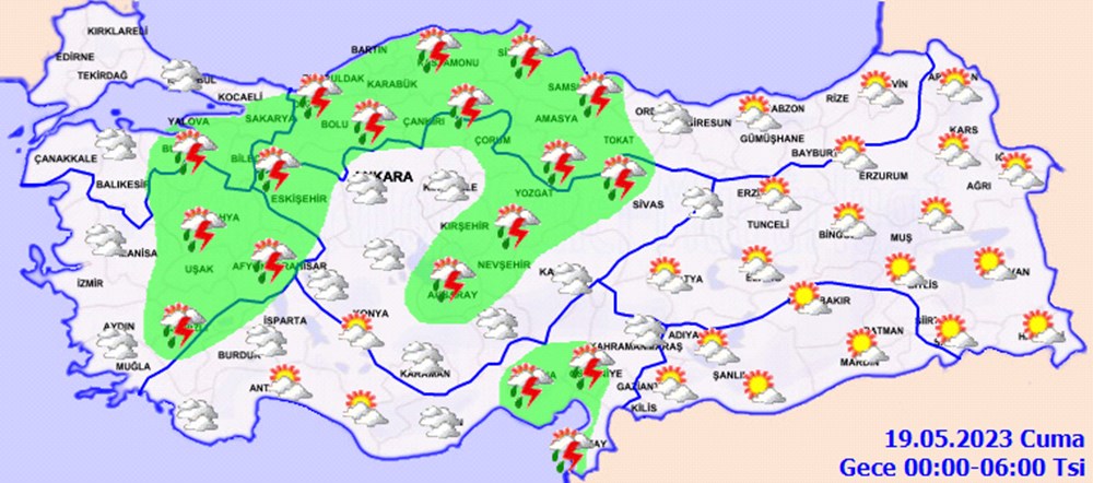 20 il için sağanak yağış uyarısı: Sıcaklıklar 4-6 derece düşecek - 11