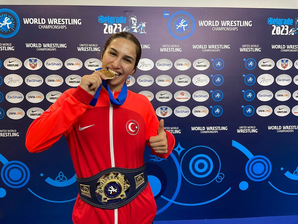 Milli güreşçi Buse Tosun Çavuşoğlu dünya şampiyonu oldu - 2
