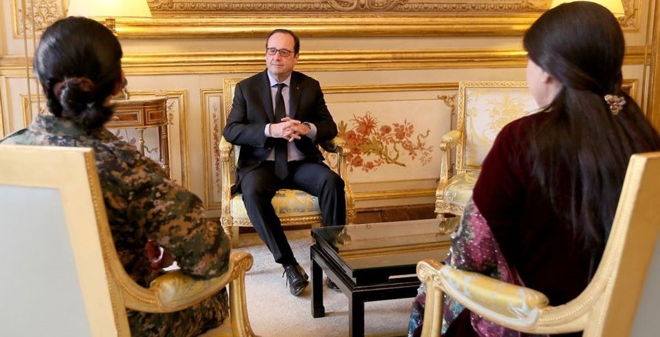 Hollande PYD komutanını sarayında kabul etti - 1