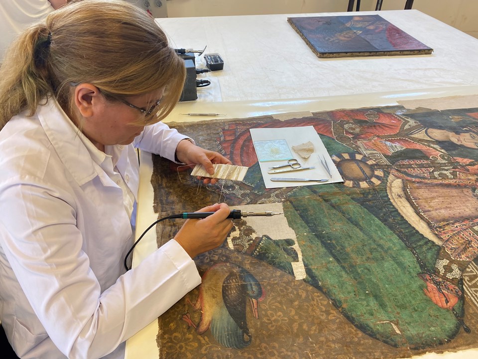 Resim Müzesi’nin 200 yıllık tabloları restore ediliyor - 1
