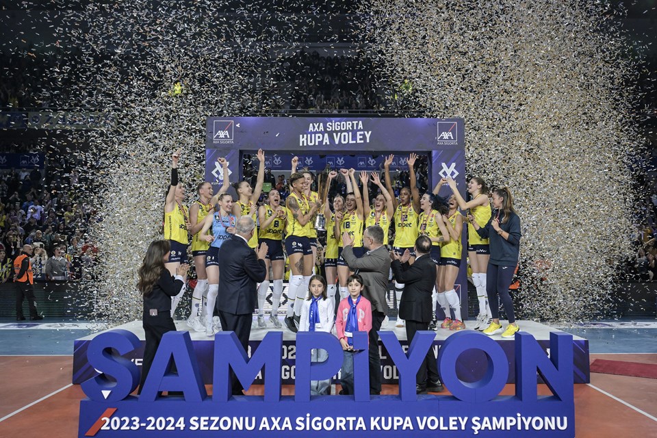 AXA Sigorta Kadınlar Kupa Voley şampiyonu Fenerbahçe Opet oldu - 2