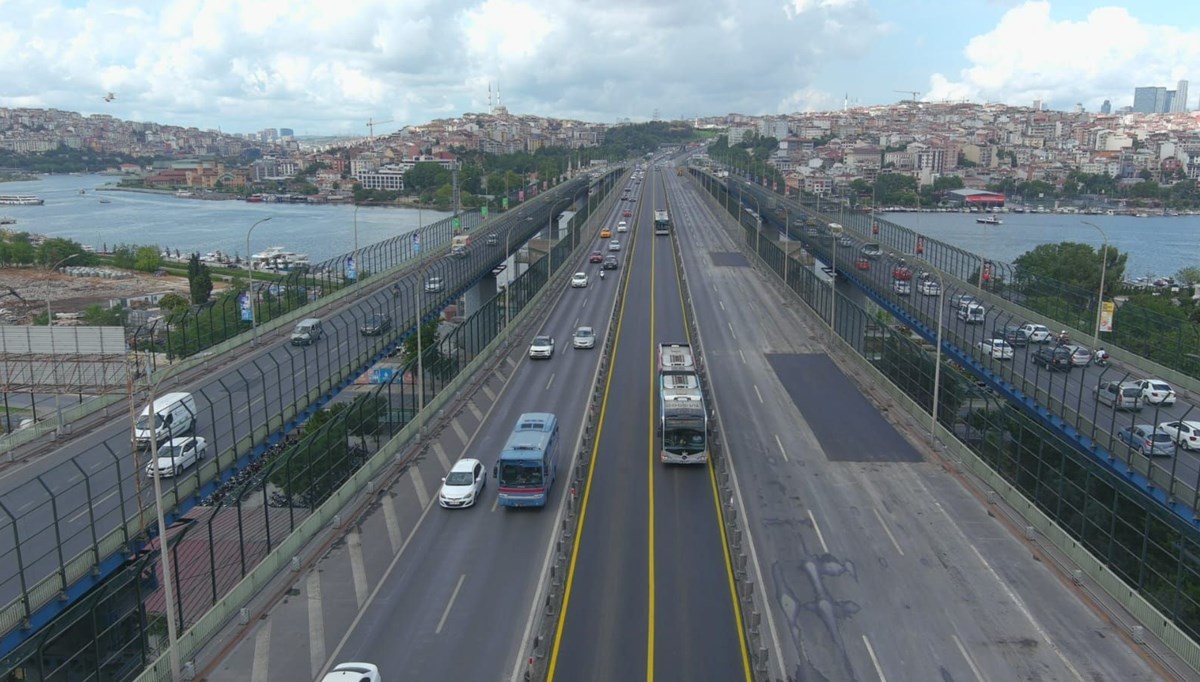 İstanbullulara iyi haber: Haliç Köprüsü'ndeki çalışma erken tamamlandı