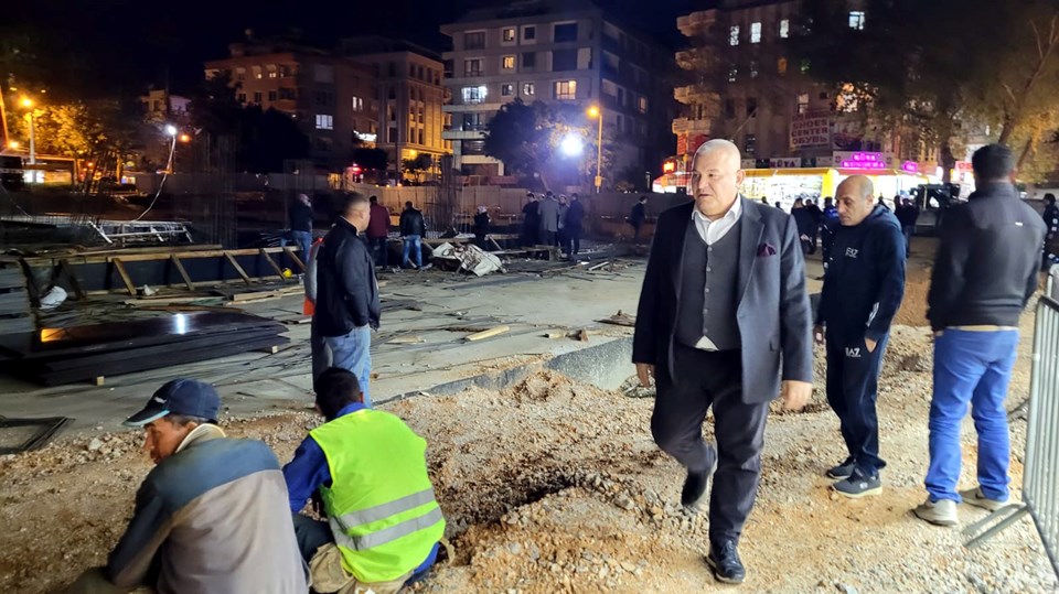 Alanya'da belediyenin sosyal hizmet binası inşaatında çökme: 2 işçi yaralandı - 1