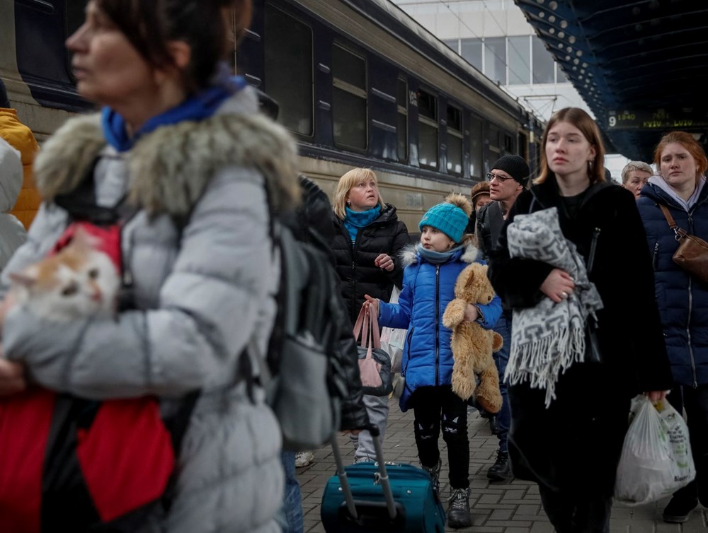 Rus saldırısından kaçış: Lviv tren istasyonunda endişeli bekleyiş - 17