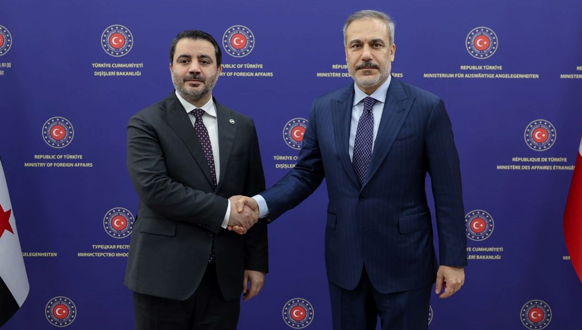 Bakan Fidan ve Suriye Dışişleri Bakanı Şeybani ortak açıklama yapıyor: Bakan Fidan ve Suriye Dışişleri Bakanı Şeybani ortak açıklama yapıyor: