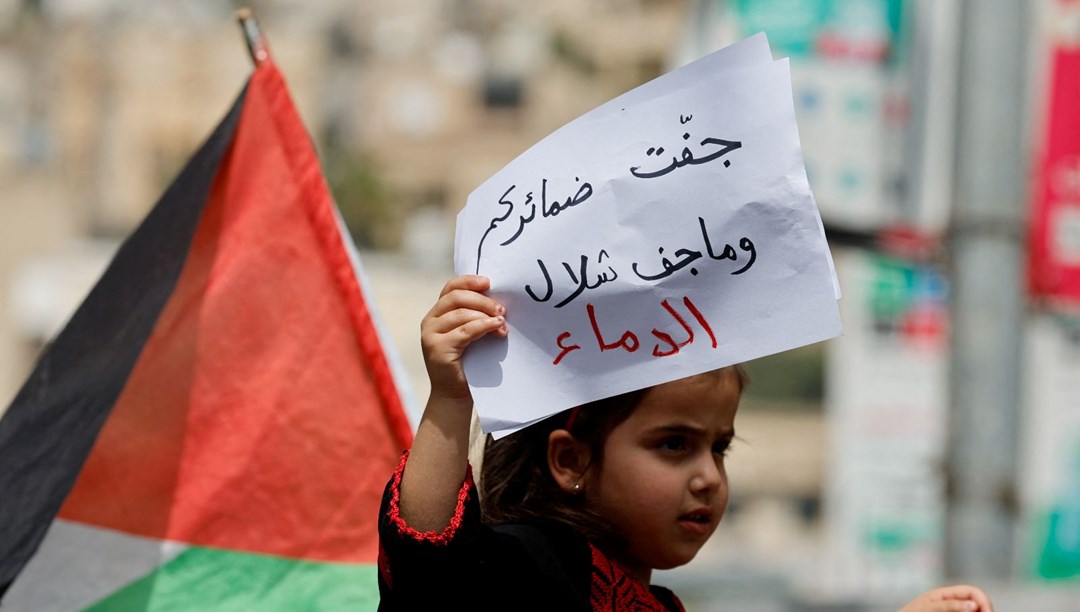 Batı Şeria'da halk "Gazze için" grevde