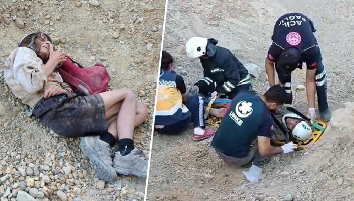Çorlu’da maden sahasına düşen Fransız gezgin şans eseri bulundu | “Kedi sesi diye gittik, şişe salladığını gördük” Çorlu’da maden sahasına düşen Fransız gezgin şans eseri bulundu | “Kedi sesi diye gittik, şişe salladığını gördük”