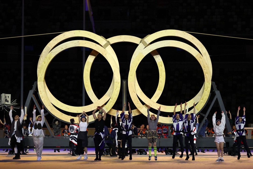 2020 Tokyo Olimpiyatları görkemli açılış töreniyle başladı - 53
