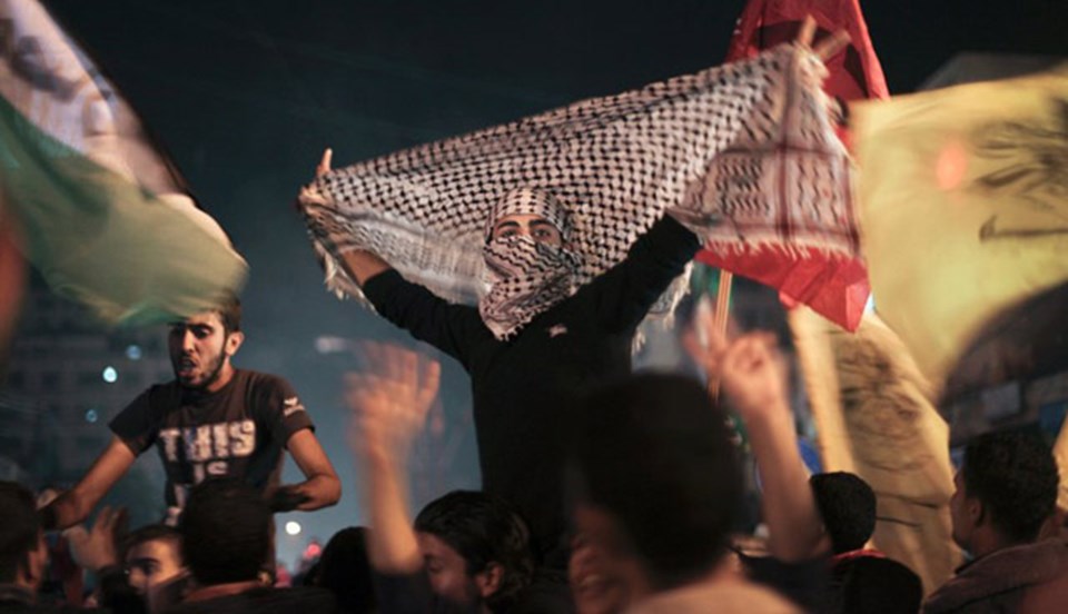 Ateşkesin ilan edilmesinin ardından Gazze'de sevinç gösterileri yapıldı. 