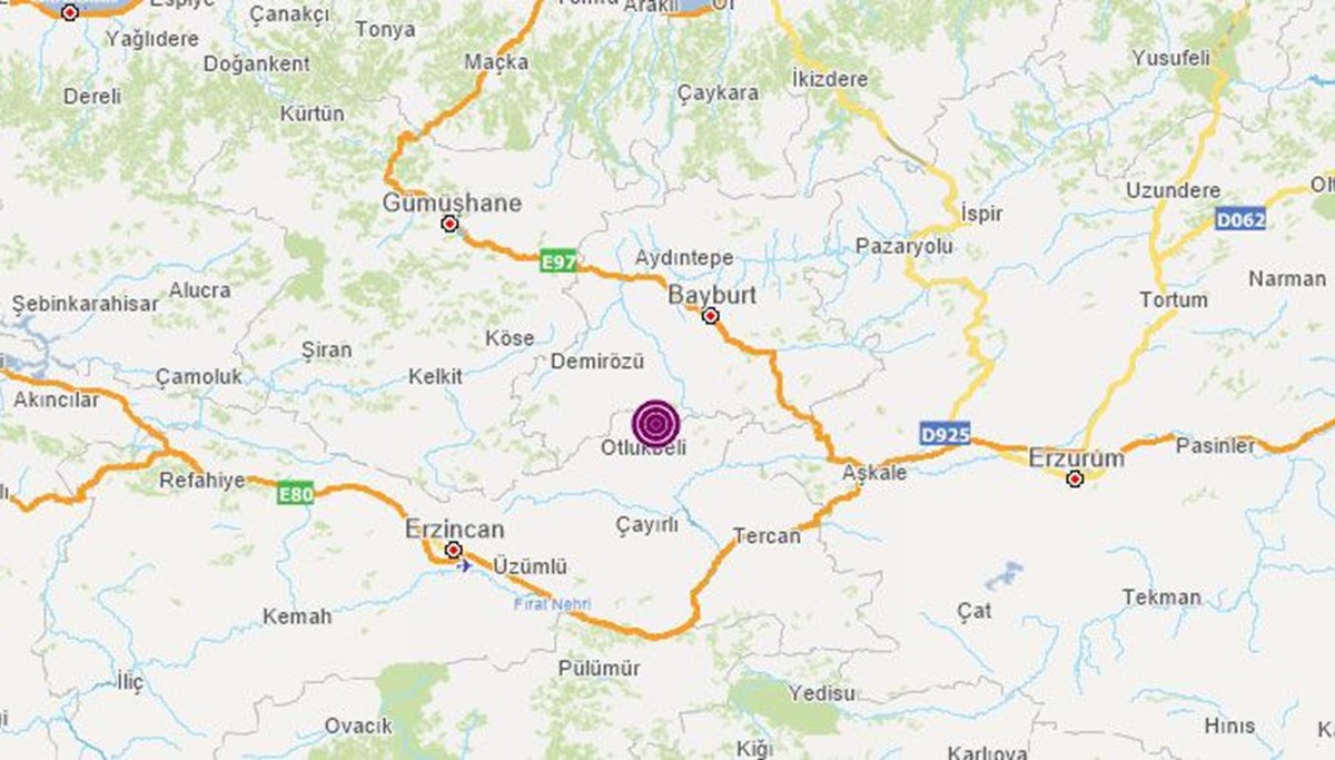 SON DAKİKA: Erzincan'da 4,2 büyüklüğünde deprem