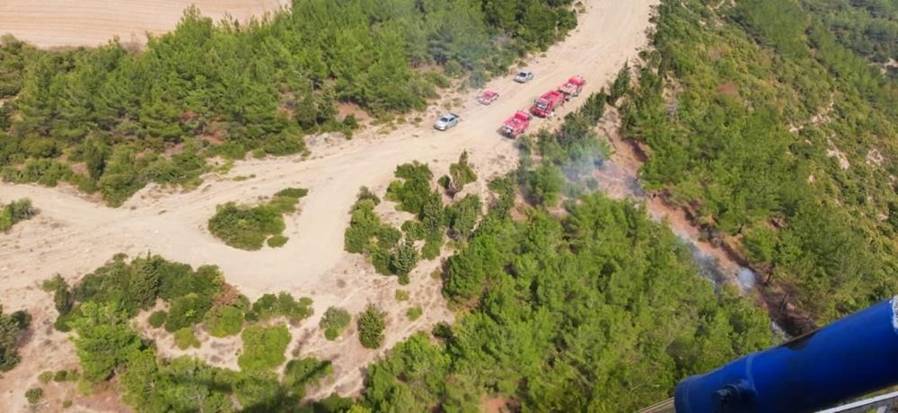 Çanakkale’de yıldırım düşmesi sonucu 7 noktada orman yangını (6’sı söndürüldü birine müdahale sürüyor) - 4