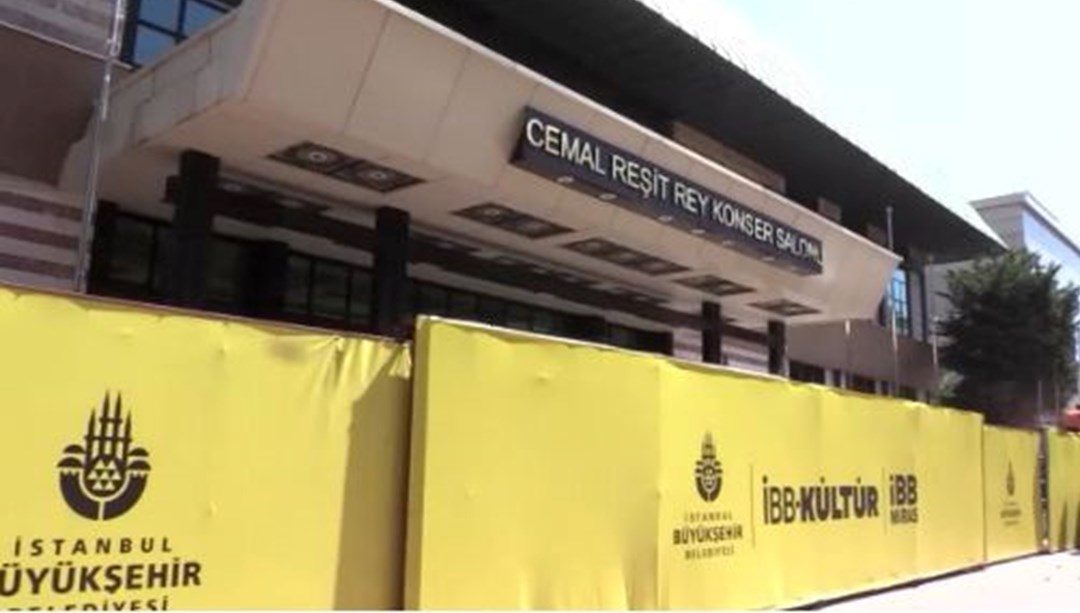 Cemal Reşit Rey Konser Salonu yenileniyor