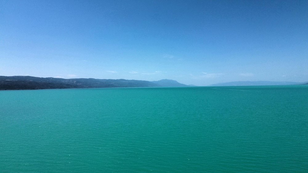 Burası Maldivler değil İznik Gölü! Plankton patlaması sonucu renk değiştirdi - 4