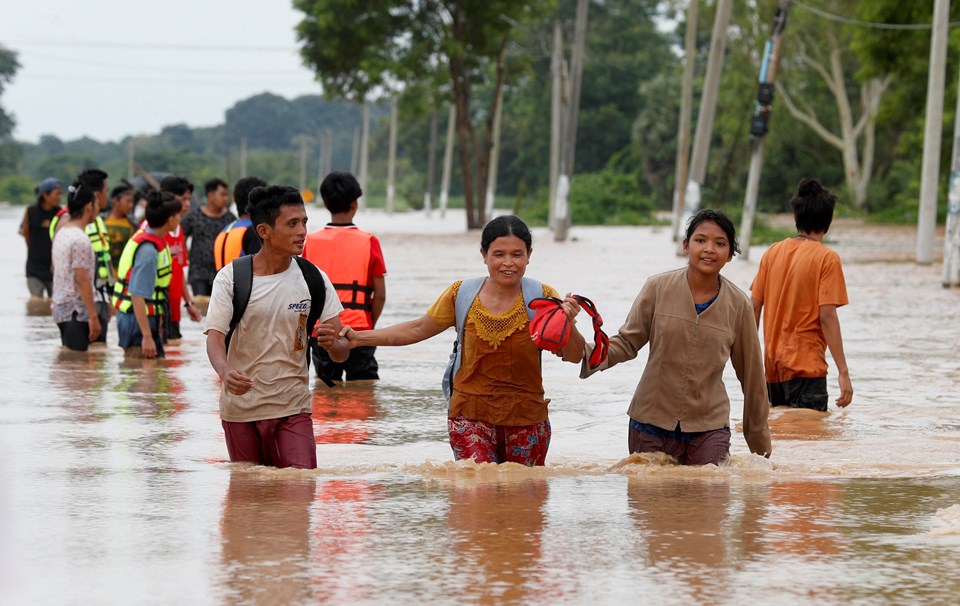 Myanmar’ı vuran Yagi Tayfunu’nda can kaybı 113’e yükseldi - 1