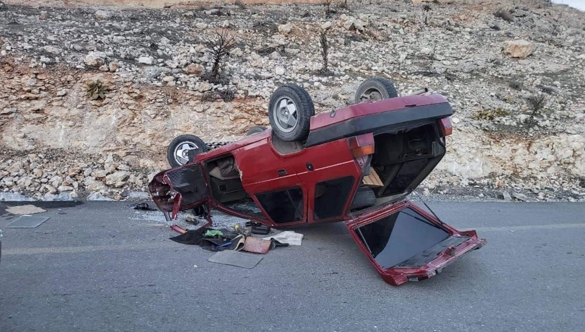 Malatya'da otomobil devrildi: 4 yaralı