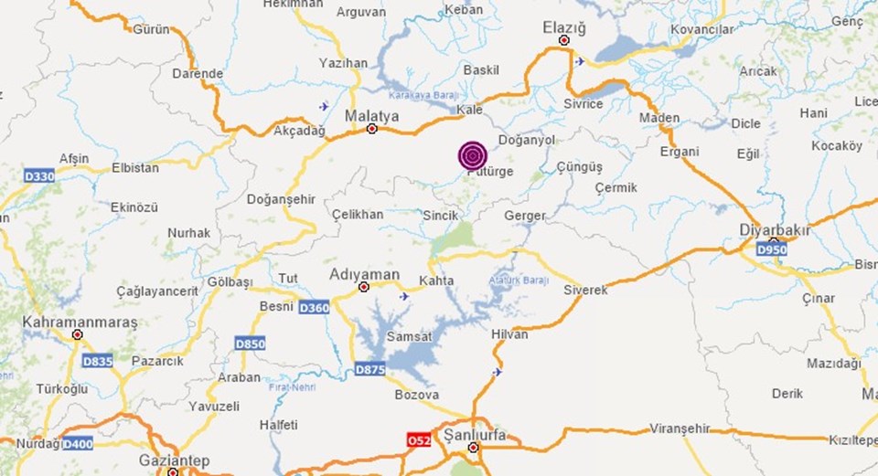 SON DAKİKA: Malatya Pütürge'de 4,7 büyüklüğünde deprem | Son depremler - 1