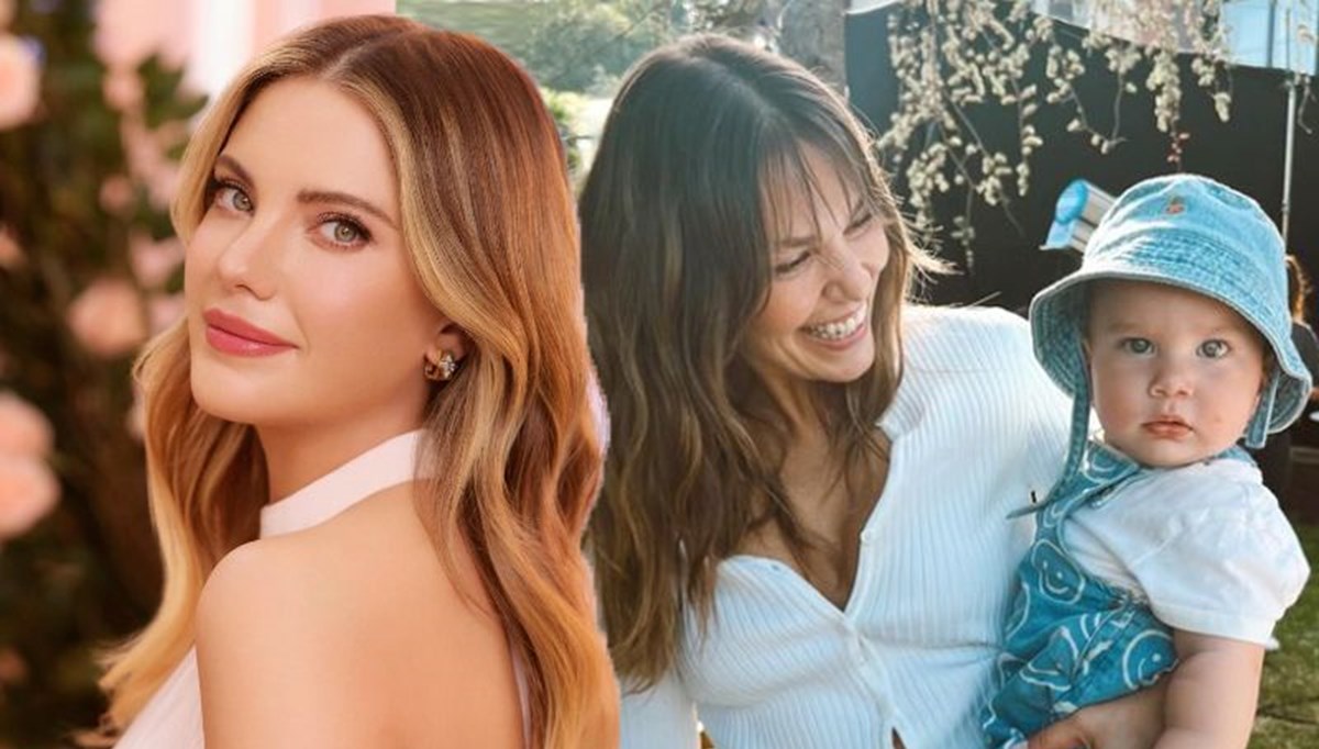Eda Ece'den yakın arkadaşı Aslı Enver'in kızı Elay ile paylaşım