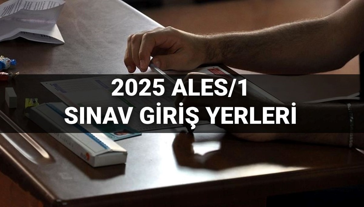 ALES/1 sınav giriş yerleri sorgulama ekranı