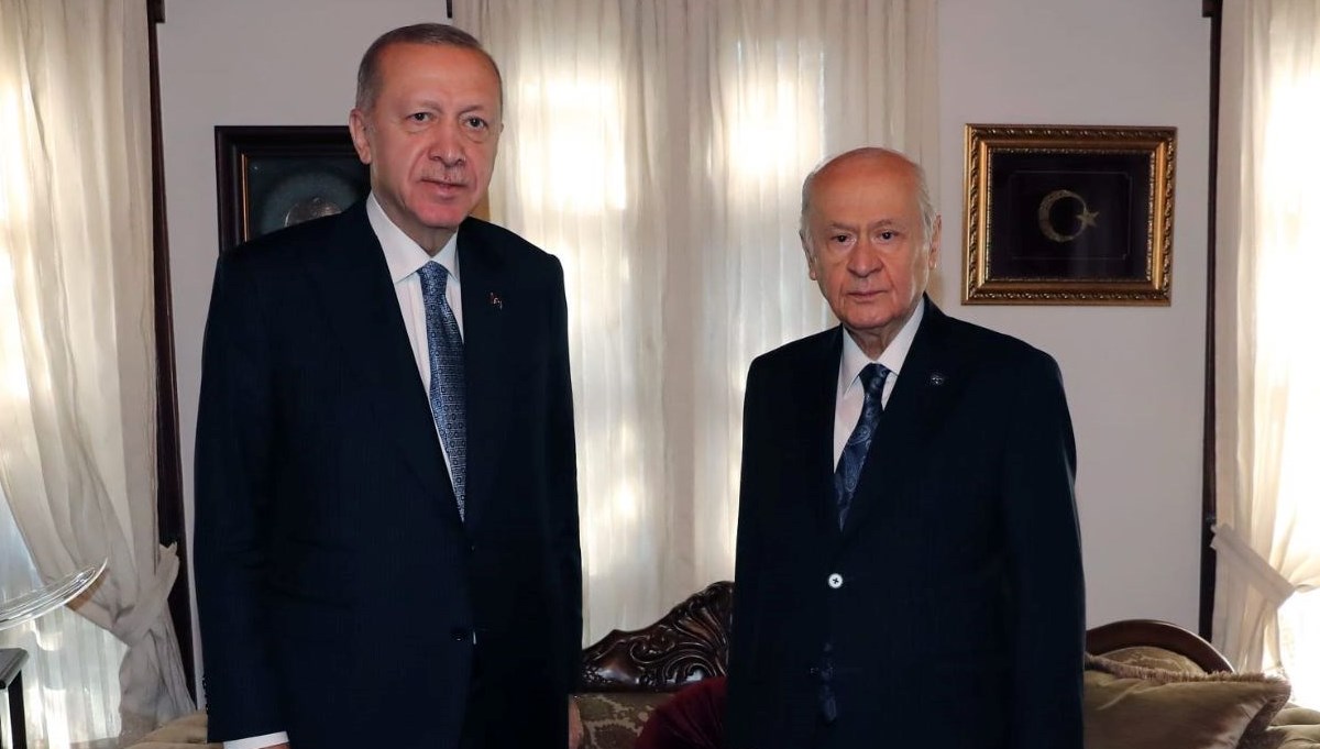 Cumhurbaşkanı Erdoğan Devlet Bahçeli ile görüştü