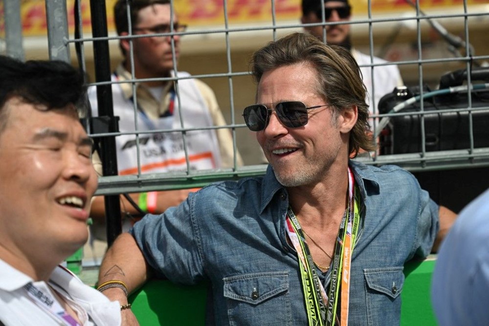 Brad Pitt'ten canlı yayında Formula 1 muhabirine kötü muamele - 5