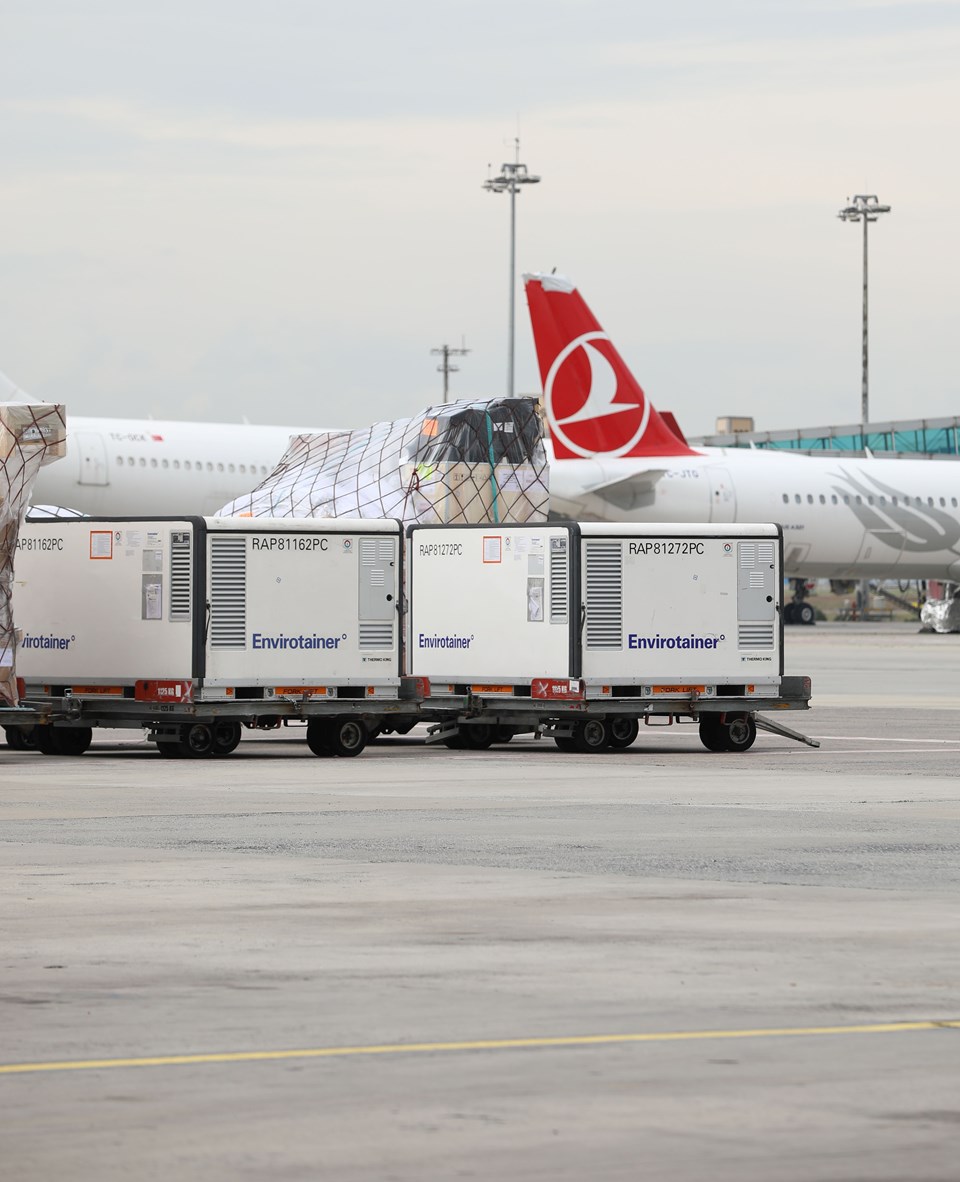 Turkish Cargo, 100 milyon doz Covid-19 aşısını dünyaya taşıdı - 5